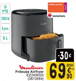 Cora Moulinex Friteuse Airfryer EZ245H20 aanbieding