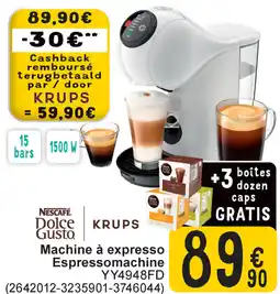 Cora Dolce Gusto Espressomachine YY4948FD aanbieding
