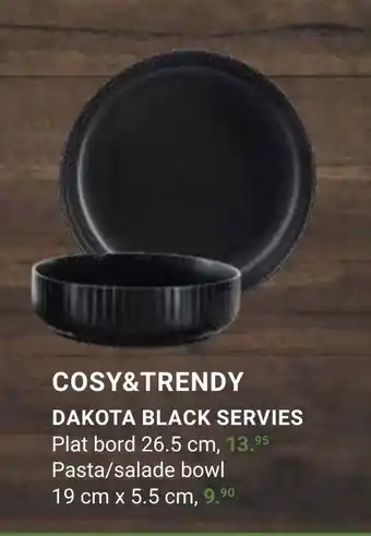 Cosy & Trendy Dakota Black Servies
