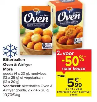 Carrefour Bitterballen Oven & Airfyer Mora aanbieding