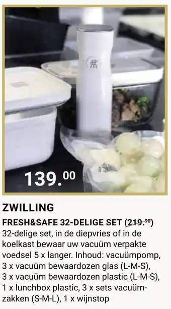 Zwilling Fresh & Safe 32-Delige Set