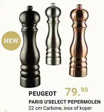Elektro Van Assche Peugeot Paris U'Select Pepermolen aanbieding