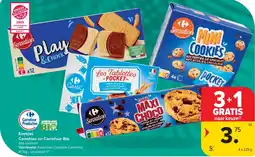 Carrefour Koekjes Carrefour en Carrefour Bio aanbieding