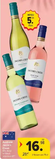 Carrefour Australië Jacob’s Creek aanbieding