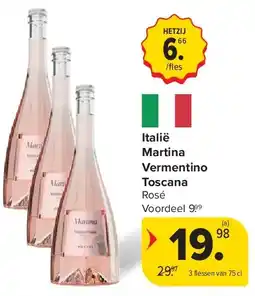 Carrefour Italië Martina Vermentino Toscana aanbieding