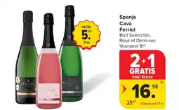 Carrefour Spanje Cava Ferriol aanbieding