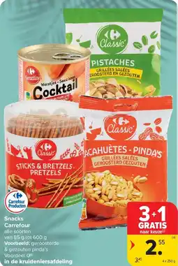 Carrefour Snacks Carrefour aanbieding