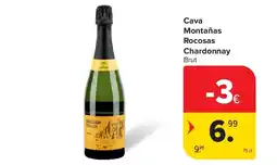 Carrefour Cava Montañas Rocosas Chardonnay aanbieding