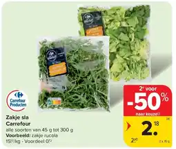 Carrefour Zakje sla Carrefou aanbieding