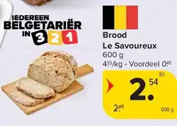 Carrefour Brood Le Savoureux aanbieding