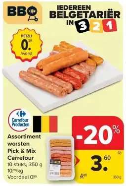 Carrefour Assortiment worsten Pick & Mix Carrefour aanbieding
