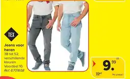 Carrefour Jeans voor heren aanbieding