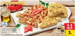 Carrefour Focaccia of mini-focaccia Traiteur Trattoria Carrefour aanbieding