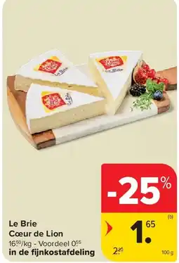 Carrefour Le Brie Cœur de Lion aanbieding