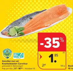 Carrefour Zalmfi let met vel Kwaliteitsketen Carrefour aanbieding