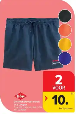 Carrefour Zwemshort voor heren Lee Cooper aanbieding