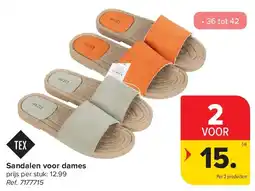 Carrefour Sandalen voor dames aanbieding