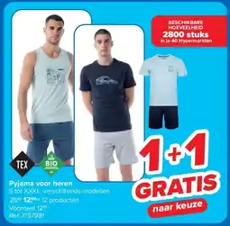 Carrefour Pyjama voor heren aanbieding