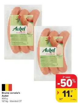 Carrefour Bruine cervela’s Aubel aanbieding