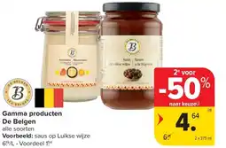 Carrefour Gamma producten De Belgen aanbieding