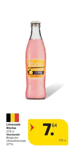 Carrefour Limonade Ritchie aanbieding
