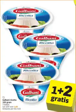 Albert Heijn Galbani ricotta aanbieding