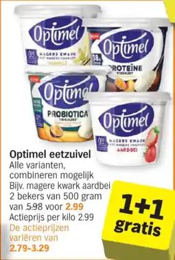 Albert Heijn Optimel eetzuivel aanbieding