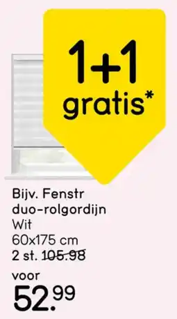 Leen Bakker Fenstr duo rolgordijn aanbieding