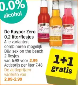 Albert Heijn De Kuyper Zero aanbieding