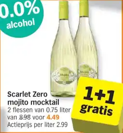 Scarlet Zero mojito mocktail