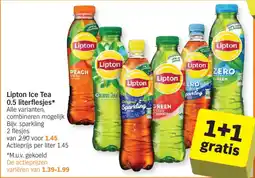 Albert Heijn Lipton Ice Tea aanbieding