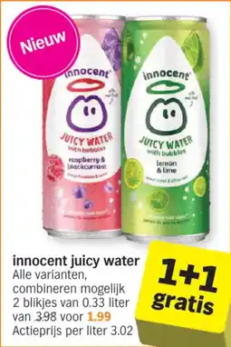 Innocent juicy water
