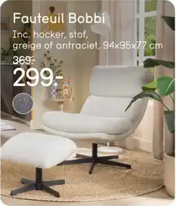 Leen Bakker Fauteuil Bobbi aanbieding