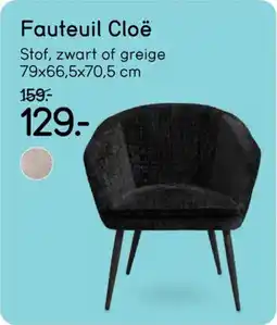 Leen Bakker Fauteuil Cloë aanbieding