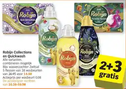 Albert Heijn Robijn Collections en Quickwash aanbieding