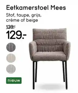 Leen Bakker Eetkamerstoel Mees aanbieding