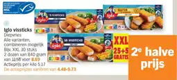 Albert Heijn Iglo vissticks aanbieding