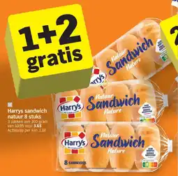 Albert Heijn Harrys sandwich natuur 8 stuks aanbieding