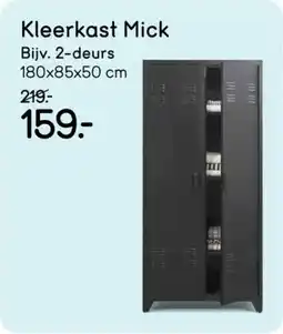 Leen Bakker Kleerkast Mick aanbieding