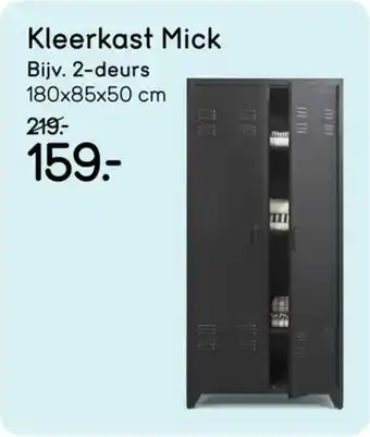 Leen Bakker Kleerkast Mick aanbieding