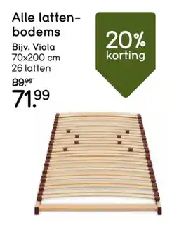 Leen Bakker Alle lattenbodems aanbieding