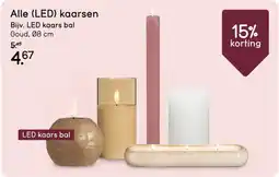 Leen Bakker Alle LED kaarsen aanbieding