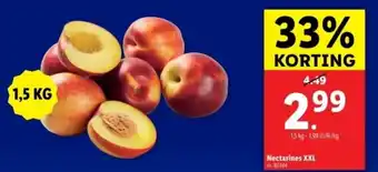 Lidl Nectarines XXL aanbieding