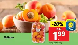 Lidl Abrikozen aanbieding