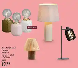 Leen Bakker Tafellamp Malaga aanbieding
