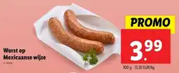 Lidl Worst op Mexicaanse wijze aanbieding