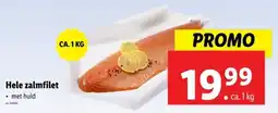 Lidl Hele zalmfilet aanbieding