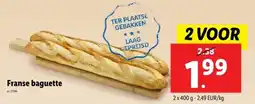 Lidl Franse baguette aanbieding