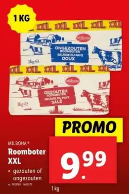Lidl Milbona Roomboter XXL aanbieding