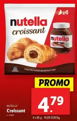 Lidl Nutella Croissant aanbieding